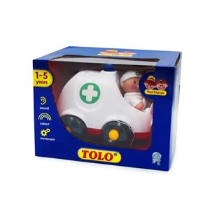اسباب بازی ماشین آمبولانس با دکتر تولو مدل89897 Tolo First Friends Ambulance_اسباب بازی نوزادی