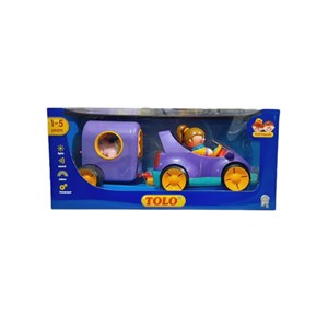 اسباب بازی ماشین یدک کش دختر تولو مدل 89911 Tolo Pony Trailer- Pastel Colours _ماشین اسباب بازی