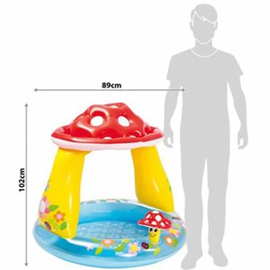 استخر بادی کودک اینتکس intex کف بادی طرح قارچ مدل 57114 _اسباب بازی ورزشی