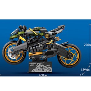 لگو تکنیک موتور سیکلت 1720 قطعه مدل SEMBO BLOCK 713800 _لگو