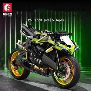 لگو تکنیک موتور سیکلت 1720 قطعه مدل SEMBO BLOCK 713800 _لگو