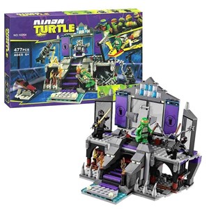 لگو نبرد شریدر و لاکپشت های نینجا 477 قطعه مدل Ninja Turtle 10264 _لگو