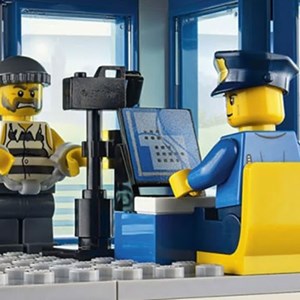 لگو سیتی ایستگاه پلیس شهر 854 قطعه مدل 6063 Police Station City_لگو