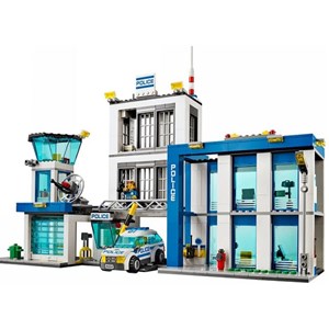 لگو سیتی ایستگاه پلیس شهر 854 قطعه مدل 6063 Police Station City_لگو