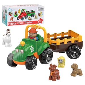ماشین اسباب بازی تراکتور مزرعه رنگ سبز مدل فایو استار Five Star _ماشین اسباب بازی
