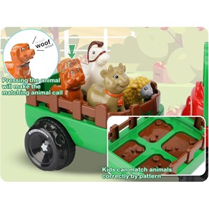 ماشین اسباب بازی تراکتور مزرعه رنگ سبز مدل فایو استار Five Star _ماشین اسباب بازی