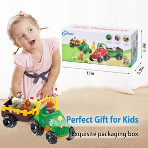 ماشین اسباب بازی تراکتور مزرعه رنگ سبز مدل فایو استار Five Star _ماشین اسباب بازی