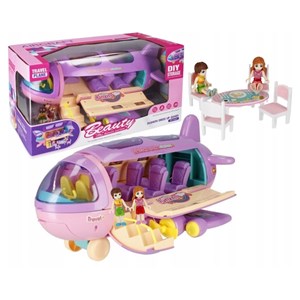 اسباب بازی هواپیما مسافربری همراه با دو مینی فیگور _اکشن فیگور