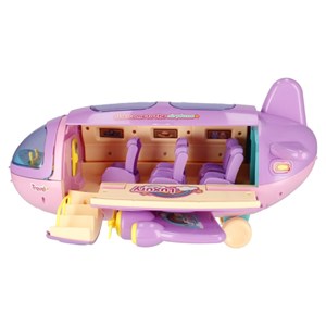 اسباب بازی هواپیما مسافربری همراه با دو مینی فیگور _اکشن فیگور