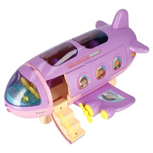 اسباب بازی هواپیما مسافربری همراه با دو مینی فیگور _اکشن فیگور