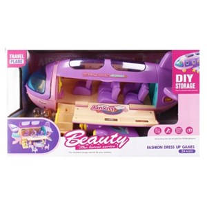 اسباب بازی هواپیما مسافربری همراه با دو مینی فیگور _اکشن فیگور