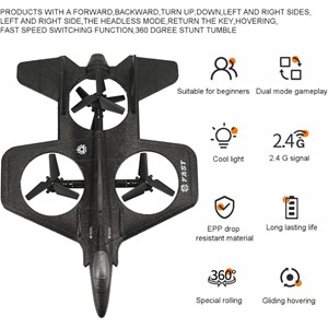 اسباب بازی هواپیمای جنگی کنترل از راه دور _کوادکوپتر
