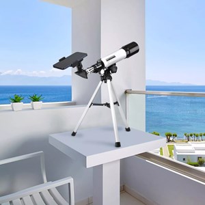 تلسکوپ طبیعتگردی به همراه کوله پشتی مدل AOMEKIE AO2013 50mm Refractor Telescope_اسباب بازی علمی