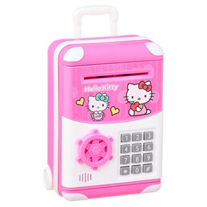 گاوصندوق رمز دار باتری خور طرح هلو کیتی _اسباب بازی مشاغل