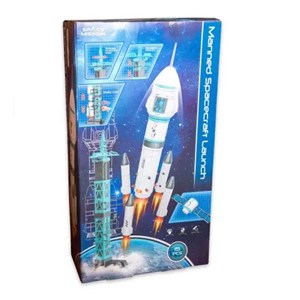 اسباب بازی سکوی پرتاب موشک فضاپیما همراه با فیگور فضانورد SPACE MISSON_اکشن فیگور
