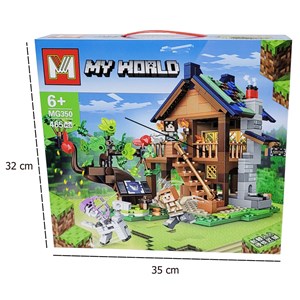 لگو ماینکرافت 465 قطعه مدل MG350 Minecraft _لگو