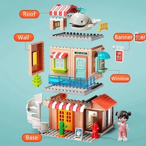 لگو دوپلو خانه عروسکی 141 قطعه فلو مدل FEELO GENIUS ARCHITECT 1810_لگو