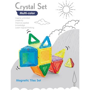 اسباب بازی ساختنی تایل مگنتی 94 قطعه مدل Magnetic DIY _لگو