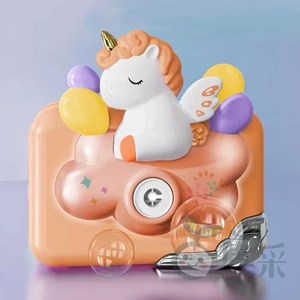 اسباب بازی حباب ساز دوربینی طرح یونیکورن_ تفنگ اسباب بازی