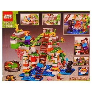 لگو ماینکرافت خانه درختی چراغدار 504 قطعه مدل 44088 Minecraft _لگو