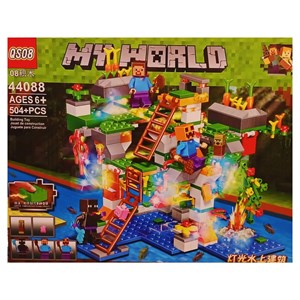 لگو ماینکرافت خانه درختی چراغدار 504 قطعه مدل 44088 Minecraft _لگو