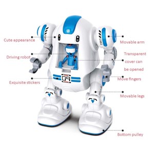 کیت ربات اسباب بازی حرکتی همراه با سرنشین کیوت سان لایت_ ربات اسباب بازی