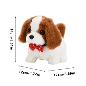 عروسک رباتیک هاپو کوچولو رنگ قهوه ای _عروسک رباتیک