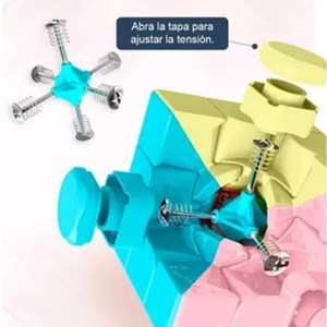 مکعب روبیک 2*2 برند مویو MOYU با رنگ های پاستیلی مدل MF8861 _بازی فکری