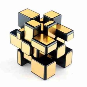 مکعب روبیک حجمی آینه ای طلایی برند مویو میلانگ MOYU مدل 8816 MF _بازی فکری