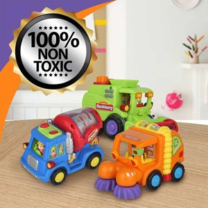 پک سه تایی ماشین اسباب بازی هولی تویز Hola Toys_ماشین اسباب بازی