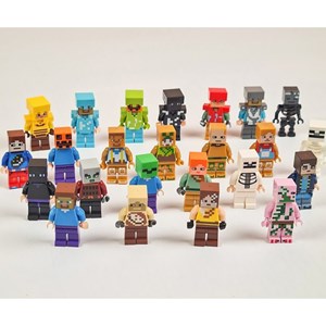 اکشن فیگور لگو مدل ماینکرافت مجموعه 24 عددی MINECRAFT _اکشن فیگور
