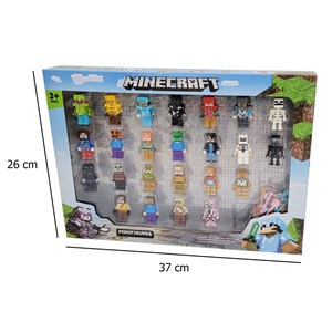 اکشن فیگور لگو مدل ماینکرافت مجموعه 24 عددی MINECRAFT _اکشن فیگور