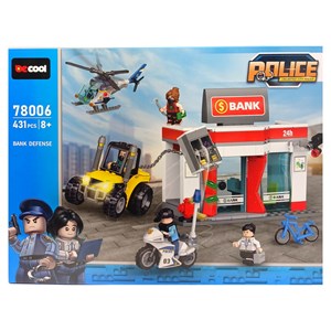 لگو سیتی ایستگاه پلیس شهر 431 قطعه مدل 78006 DECOOL Police Station City _لگو