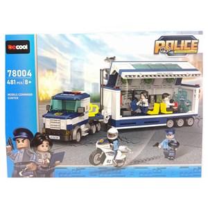 لگو سیتی کامیون فرماندهی سیار پلیس 481 قطعه مدل 78004 DECOOL Police Station City_لگو