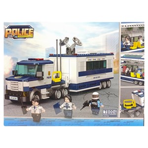 لگو سیتی کامیون فرماندهی سیار پلیس 481 قطعه مدل 78004 DECOOL Police Station City_لگو