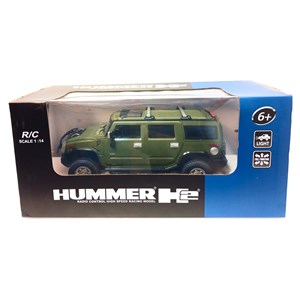ماشین کنترلی شارژی جیپ سبز مقیاس 1:14 مدل RC Cars Hummer H2 _ماشین کنترلی