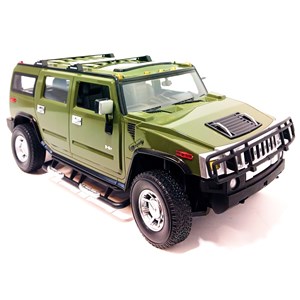 ماشین کنترلی شارژی جیپ سبز مقیاس 1:14 مدل RC Cars Hummer H2 _ماشین کنترلی