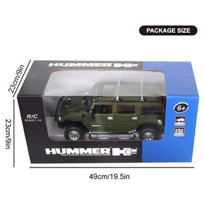 ماشین کنترلی شارژی جیپ سبز مقیاس 1:14 مدل RC Cars Hummer H2 _ماشین کنترلی