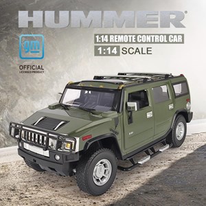 ماشین کنترلی شارژی جیپ سبز مقیاس 1:14 مدل RC Cars Hummer H2 _ماشین کنترلی