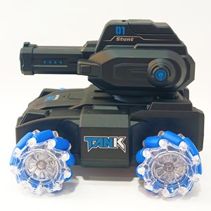 تانک کنترلی شارژی چرخ کپسول تیر ژله ای دودزا _ماشین کنترلی