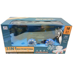 تانک کنترلی شارژی چرخ کپسول تیر ژله ای دودزا _ماشین کنترلی