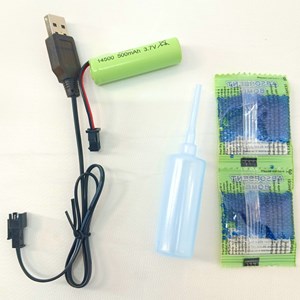 تانک کنترلی شارژی چرخ کپسول تیر ژله ای دودزا _ماشین کنترلی