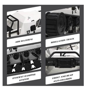 تانک کنترلی فلزی پلیس مقیاس 1:12_ماشین کنترلی