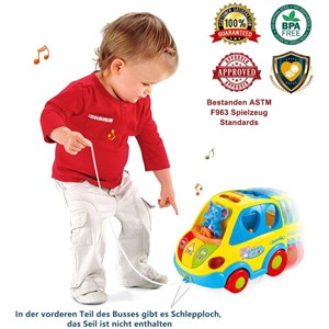 اسباب بازی موزیکال ماشین فیلی هولی تویز _اسباب بازی نوزادی