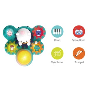 اسباب بازی درام خرس هولی تویز مدل Hola Toys E8993 _اسباب بازی موسیقی