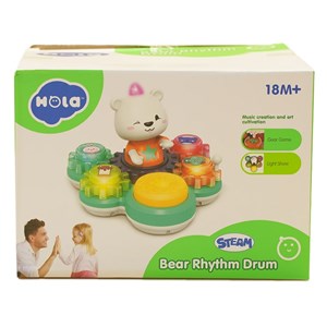 اسباب بازی درام خرس هولی تویز مدل Hola Toys E8993 _اسباب بازی موسیقی