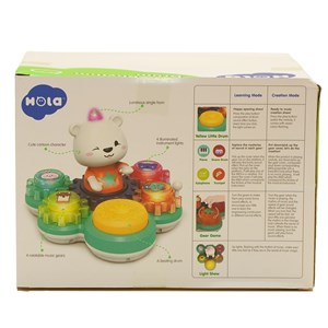 اسباب بازی درام خرس هولی تویز مدل Hola Toys E8993 _اسباب بازی موسیقی