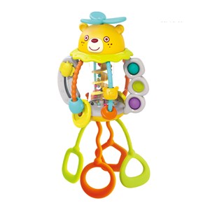 اسباب‌ بازی جغجغه آویزی هولی تویز طرح خرس مدل Hola Toys HE7916_اسباب بازی نوزادی
