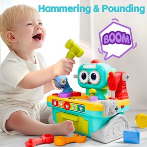 اسباب بازی میز ابزار ربات هولی تویز مدل Hola Toys HE8975 _اسباب بازی نوزادی