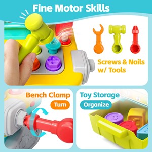 اسباب بازی میز ابزار ربات هولی تویز مدل Hola Toys HE8975 _اسباب بازی نوزادی